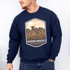 Theodore Roosevelt National Park Colorful Design - National Parks Unisex Crewneck T-Shirt Sweatshirt Hoodie