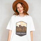 Theodore Roosevelt National Park Colorful Design - National Parks Unisex Crewneck T-Shirt Sweatshirt Hoodie