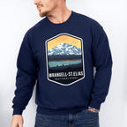 Wrangell St. Elias National Park Colorful Design - National Parks Unisex Crewneck T-Shirt Sweatshirt Hoodie