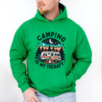 Camping is My Therapy Design - Camping Unisex Crewneck T-Shirt Sweatshirt Hoodie