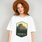 Yosemite National Park Colorful Design - National Parks Unisex Crewneck T-Shirt Sweatshirt Hoodie