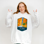 Zion National Park Colorful Design - National Parks Unisex Crewneck T-Shirt Sweatshirt Hoodie