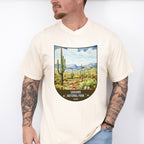 Saguaro Mountain National Park Arizona - National Parks Unisex Crewneck T-Shirt Sweatshirt Hoodie
