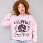Campfire Social Club Design - Camping Unisex Crewneck T-Shirt Sweatshirt Hoodie