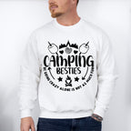 Camping Besties Design - Camping Unisex Crewneck T-Shirt Sweatshirt Hoodie