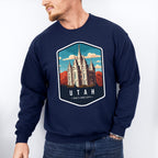 Utah Salt Lake City - States & Cities Unisex Crewneck T-Shirt Sweatshirt Hoodie
