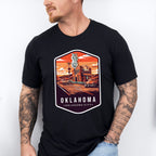 Oklahoma, Oklahoma City - States & Cities Unisex Crewneck T-Shirt Sweatshirt Hoodie