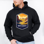 North Dakota Bismarck - States & Cities Unisex Crewneck T-Shirt Sweatshirt Hoodie