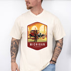 Michigan Lansing - States & Cities Unisex Crewneck T-Shirt Sweatshirt Hoodie