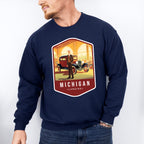Michigan Lansing - States & Cities Unisex Crewneck T-Shirt Sweatshirt Hoodie