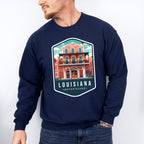 Louisiana Baton Rouge - States & Cities Unisex Crewneck T-Shirt Sweatshirt Hoodie