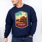 Kansas Topeka - States & Cities Unisex Crewneck T-Shirt Sweatshirt Hoodie