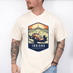 Indiana, Indianapolis - States & Cities Unisex Crewneck T-Shirt Sweatshirt Hoodie