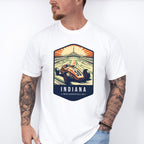 Indiana, Indianapolis - States & Cities Unisex Crewneck T-Shirt Sweatshirt Hoodie