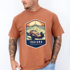 Indiana, Indianapolis - States & Cities Unisex Crewneck T-Shirt Sweatshirt Hoodie
