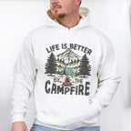 Life Is Better By The Camping Design - Camping Unisex Crewneck T-Shirt Sweatshirt Hoodie