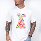 Flower Bunny - Spring Unisex Crewneck T-Shirt Sweatshirt Hoodie