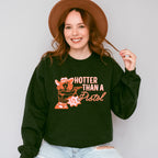 Hotter Than A Pistol - Cowgirl Unisex Crewneck T-Shirt Sweatshirt Hoodie