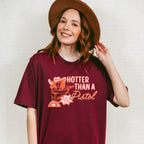 Hotter Than A Pistol - Cowgirl Unisex Crewneck T-Shirt Sweatshirt Hoodie