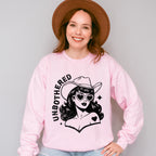 Unbothered Cowgirl - Cowgirl Unisex Crewneck T-Shirt Sweatshirt Hoodie