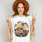 The Hell I Won't Cowgirl Design - Cowgirl Unisex Crewneck T-Shirt Sweatshirt Hoodie
