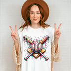 Baseball Pink And Blue Design - Baseball Unisex Crewneck T-Shirt Sweatshirt Hoodie