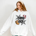 Game Day Checkered Stars Design - Baseball Unisex Crewneck T-Shirt Sweatshirt Hoodie