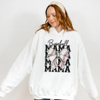 Baseball Mama Ribbon Design - Baseball Unisex Crewneck T-Shirt Sweatshirt Hoodie
