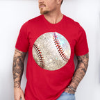 Sparkly Baseball - Baseball Unisex Crewneck T-Shirt Sweatshirt Hoodie