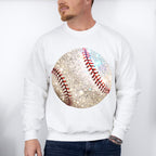 Sparkly Baseball - Baseball Unisex Crewneck T-Shirt Sweatshirt Hoodie