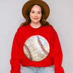 Sparkly Baseball - Baseball Unisex Crewneck T-Shirt Sweatshirt Hoodie
