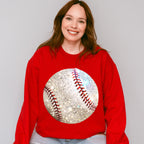 Sparkly Baseball - Baseball Unisex Crewneck T-Shirt Sweatshirt Hoodie