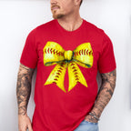 Red And Yellow Bowtie - Baseball Unisex Crewneck T-Shirt Sweatshirt Hoodie