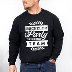 Bachelor Party Drinking Team B&W - Bachelor Unisex Crewneck T-Shirt Sweatshirt Hoodie