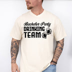 Bachelor Party Drinking Team B&W Design - Bachelor Unisex Crewneck T-Shirt Sweatshirt Hoodie