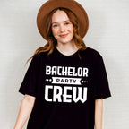 Bachelor Party Crew B&W - Bachelor Unisex Crewneck T-Shirt Sweatshirt Hoodie