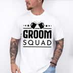 Groom Squad Beer B&W - Bachelor Unisex Crewneck T-Shirt Sweatshirt Hoodie