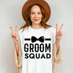 Groom Squad Bowtie B&W Design - Bachelor Unisex Crewneck T-Shirt Sweatshirt Hoodie