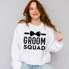 Groom Squad Bowtie B&W Design - Bachelor Unisex Crewneck T-Shirt Sweatshirt Hoodie