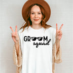 Groom Squad Sunglasses B&W Design - Bachelor Unisex Crewneck T-Shirt Sweatshirt Hoodie