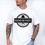 Bachelor Party Crew Hat B&W Design - Bachelor Unisex Crewneck T-Shirt Sweatshirt Hoodie