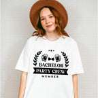 Bachelor Party Crew Member B&W Design - Bachelor Unisex Crewneck T-Shirt Sweatshirt Hoodie