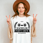 Bachelor Party Crew Member B&W Design - Bachelor Unisex Crewneck T-Shirt Sweatshirt Hoodie