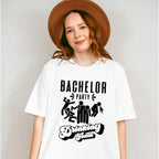 Bachelor Party Drinking Team Black And White - Bachelor Unisex Crewneck T-Shirt Sweatshirt Hoodie