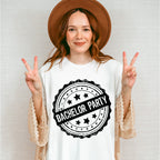 Bachelor Party Circular B&W Design - Bachelor Unisex Crewneck T-Shirt Sweatshirt Hoodie