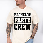 Bachelor Party Crew B&W Design - Bachelor Unisex Crewneck T-Shirt Sweatshirt Hoodie