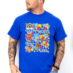 Everyone Communicates Differently Colorful Design - Autism Awareness Unisex Crewneck T-Shirt Sweatshirt Hoodie