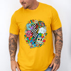 Be Kind Checkered Lightning Bolt Design - Autism Awareness Unisex Crewneck T-Shirt Sweatshirt Hoodie