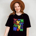 Colorful Ribbons - Autism Awareness Unisex Crewneck T-Shirt Sweatshirt Hoodie