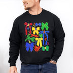 Colorful Ribbons - Autism Awareness Unisex Crewneck T-Shirt Sweatshirt Hoodie